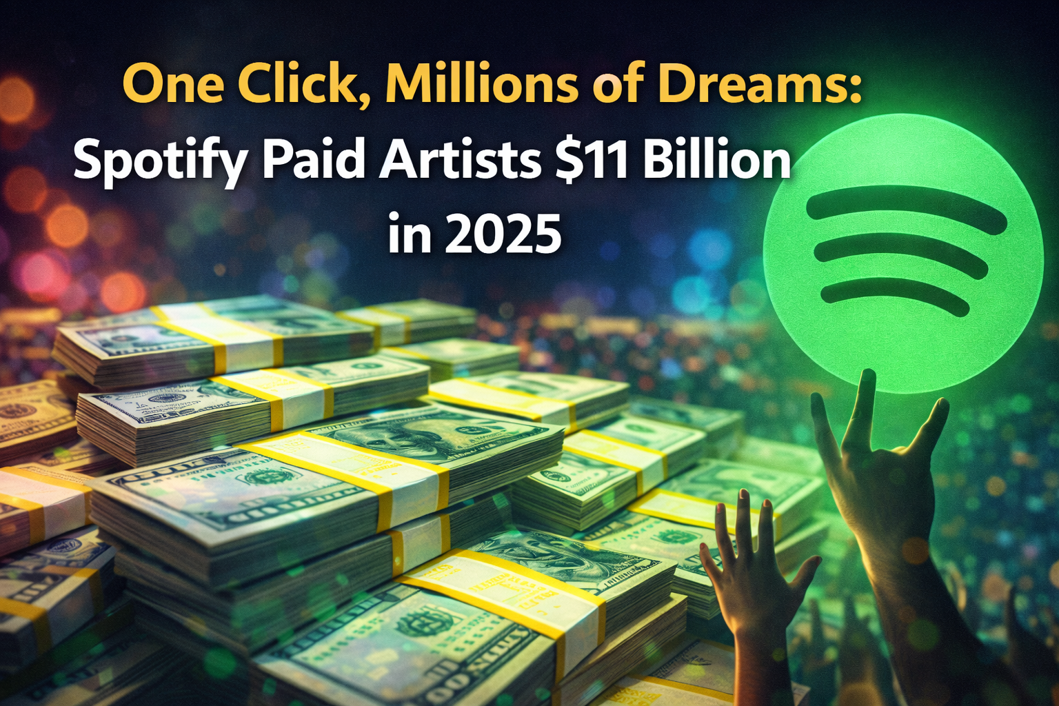 From One Click to Millions of Dreams: Spotify Pays Artists $11 Billion in 2025